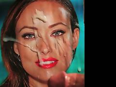 Olivia Wilde facial tribute cum pic by Joesuperthing