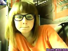 Gorgeous Teen gf With Purple Vibe on Web Cam