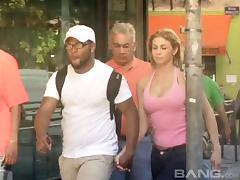 Latina, Bend Over, Big Black Cock, Big Cock, Blowjob, Brazil