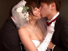 Married, Adultery, Asian, Blowjob, Bride, Cheating