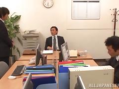 Office, Amateur, Asian, Asian Mature, Big Cock, Blowjob