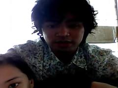 Cute Pinay Couple Webcam Fuck