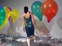Balloon, Balloon, Dress, Elevator, Fetish, Indian Big Tits