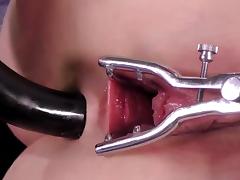 Speculum, Anal, Anal Toys, Assfucking, Brunette, Close Up