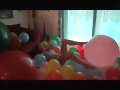 Balloon, Balloon, Fetish, Indian Big Tits