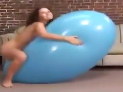 Balloon, Balloon, Boobs, Fetish, Indian Big Tits, Small Tits