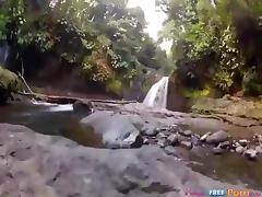 Sex with GF in the river