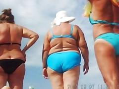 Russian Mature, Aged, Amateur, Beach, Big Tits, Boobs