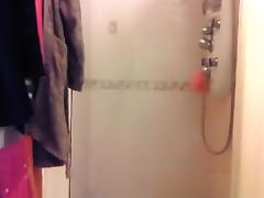 Filmed my hawt wife whilst that babe showers