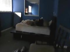 Fat girl doggystyle and missionary sex with creampie on a chair