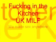 Kitchen, British, British Mature, Cum Drinking, Cum Swallowing, Cumshot