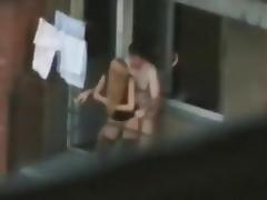 Balcony, Balcony, Brunette, Hardcore, Indian Big Tits, Masturbation