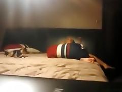 Hot lazy blonde has some missionary sex on the bed