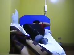 Latin girls fuck like crazy wild brutes in their bedroom