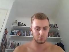 Blonde UK guy showing his cock and hairy ass