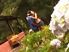 Nature, Couple, Face Fucked, Fucking, Garden, Indian Big Tits