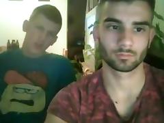 Serbian handsome friends with very big cocks on cam