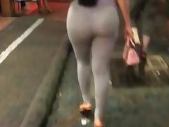 big ass walking in the street - pattaya