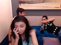 Orgy, 4some, Amateur, Foursome, French, French Teen