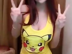 Sexy Pikachu girl dancing