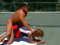 Candy Apples Ass Fucked By Tennis Coach
