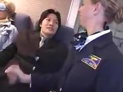 american stewardess handjob part 2