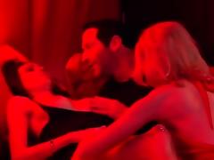 Couples have an amazing time in huge orgy at swing house