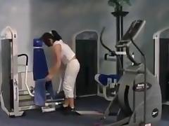 Sexy chrissi fuck in the gym