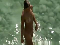 Nudist woman with nice body