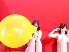 Game, Arab, Arab Lesbian, Balloon, Competition, Contest