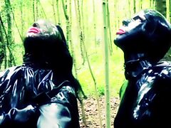 Fuck in the forest is a new sex experience for costumed Lady Bellatrix