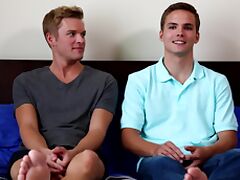 Connor Collins gives a blowjob and a rimjob before gay sex in many poses