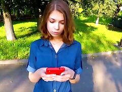 Russian girl after truck agreed to have sex in the first person...