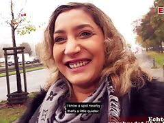 German turkish teen bitch public street casting pick up danka daimond