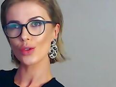 Trimmed Pussy, Beauty, Erotic, Fetish, Glasses, Hairless