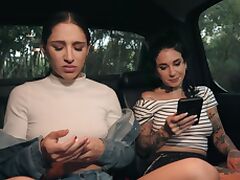 Outdoor fucking in the local woods with pornstar Abella Danger