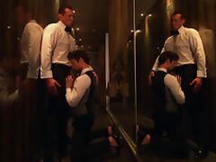 Pierce Paris & Drew Dixon & Tyler Berg in Is It Frosted Glass or Is the Sex Just Steamy: Bareback - MenNetwork