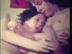 Red Lipped Vixen Sucks and Fucks Lover 1970