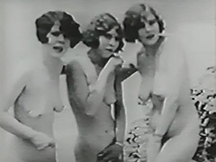 Retro, 1930, Antique, Babe, Beach, Blonde