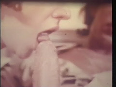 Vintage French, 1970, Antique, Babe, Big Cock, Blowjob