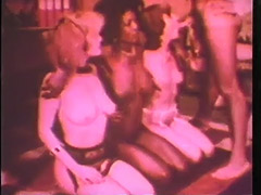 Vintage Orgy, 1970, Anal Creampie, Antique, Ass, Babe