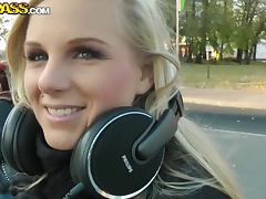 Hot Blonde Stops Bumping To Music For A Hot Public Fuck