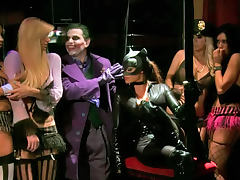 Costume party turns to fuck orgy