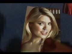 Gorgeous Holly Willoughby Cumshot Tribute