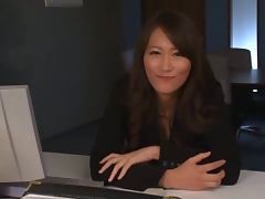 Pretty Miku Aoki gives hot blowjob in POV video