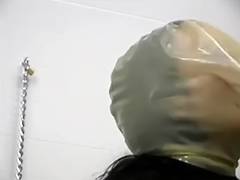 Toilet, Ass, Assfucking, Drilled, Indian Big Tits, Latex