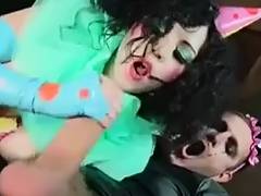 Clown acquires screwed in the ass