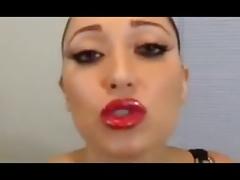 Lipstick, Indian Big Tits, Lipstick, Masturbation, Sofa