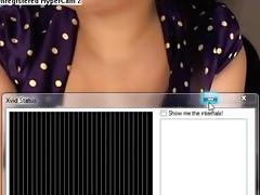 Sexy big beautiful woman on web camera