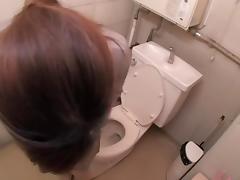 Peeing, Asian, Bend Over, Big Cock, Bitch, Blowjob